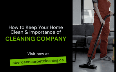 How to Keep Your Home Clean & Importance of Cleaning Company